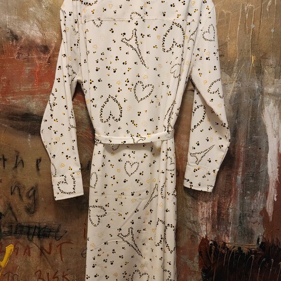 Karl Lagerfeld Belted Shirt Dress - Paris & Hearts - Picture 6 of 7